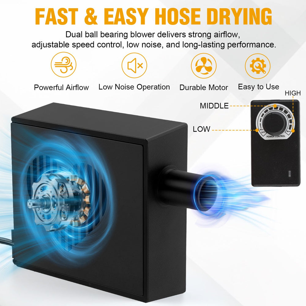 YCQDDA CPAP Hose Dryer offers one-step plug-in operation.