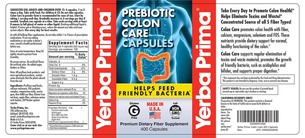 Yerba Prima psyllium bulk detail highlights fiber that adds stool bulk
