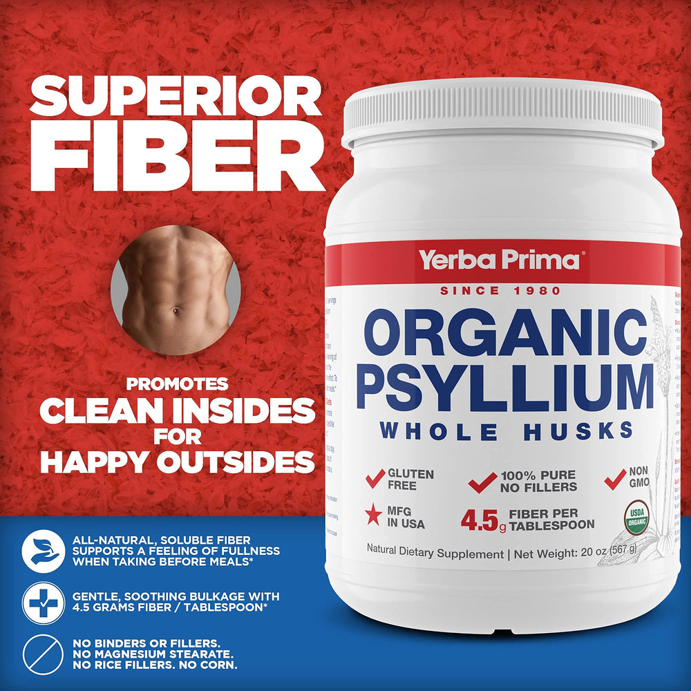 Yerba Prima psyllium mixing in liquid creating a smooth slurry