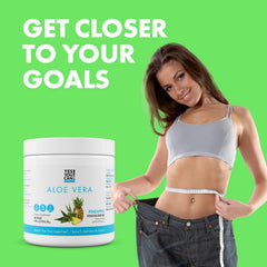 Yes You Can Aloe Vera Drink Mix organic label signals natural ingredients and USA-made quality