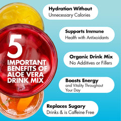 Yes You Can! Aloe Vera powder scoop shown for quick serving and consistent hydration.