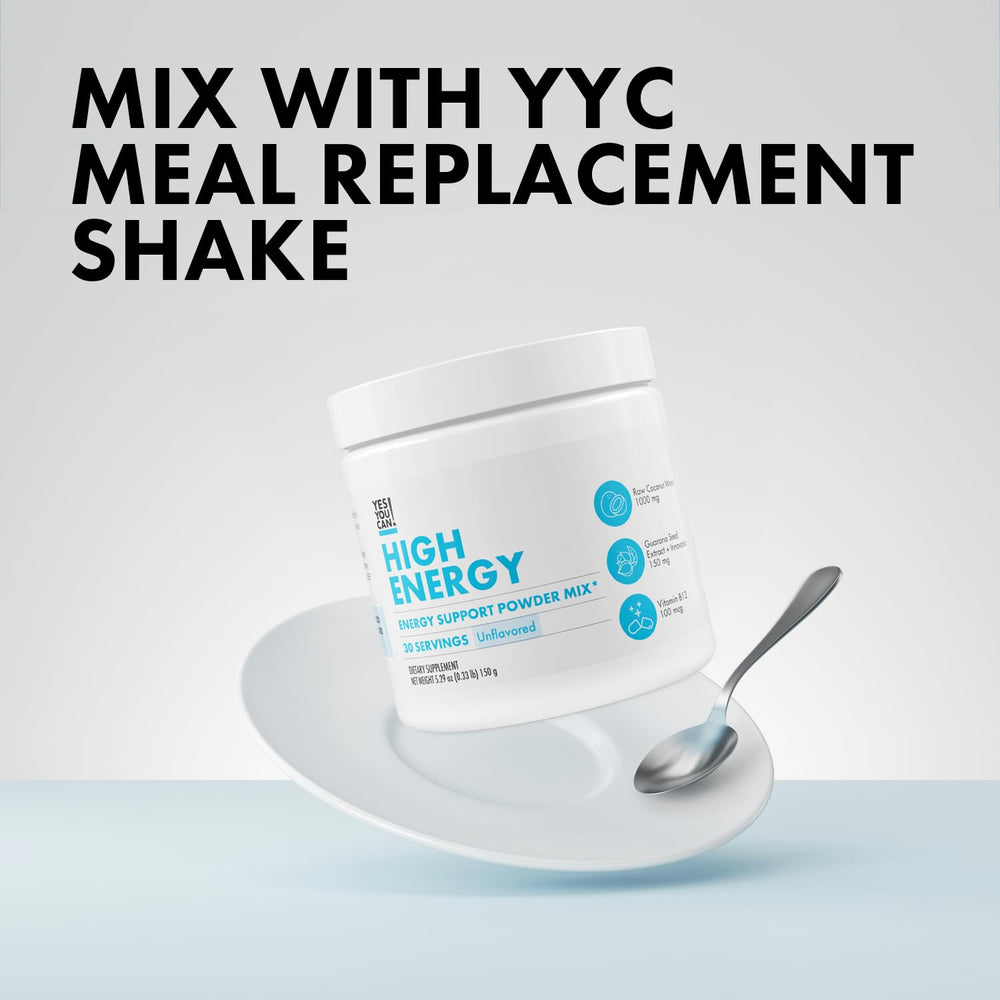 Yes You Can! Shake Booster travel pack shows on-the-go energy for busy days.