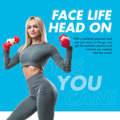 Yes You Can! Transform two 1560 g shakes support convenient daily meals.