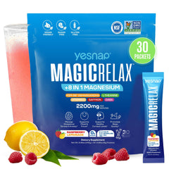 Yesnap MAGICRELAX bottle front view suggesting a calm daily routine