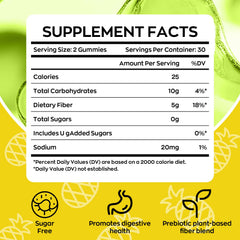Close-up of pineapple flavor and chewy texture of Yidout gummies