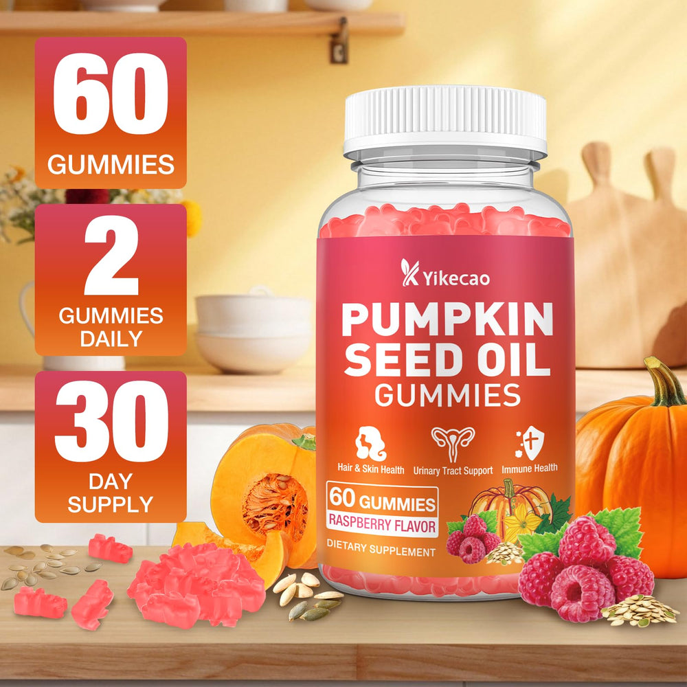Yikecao daily wellness routine image with gummies ready to take.