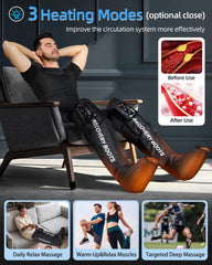 YINGGG leg massager includes crossbody bag for easy storage and travel.