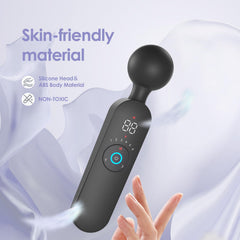 YIXIUTEN massager being wiped clean for easy care and moisture resistance