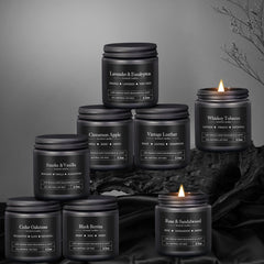 YMing candles on a desk create a calm, focused workspace ambiance