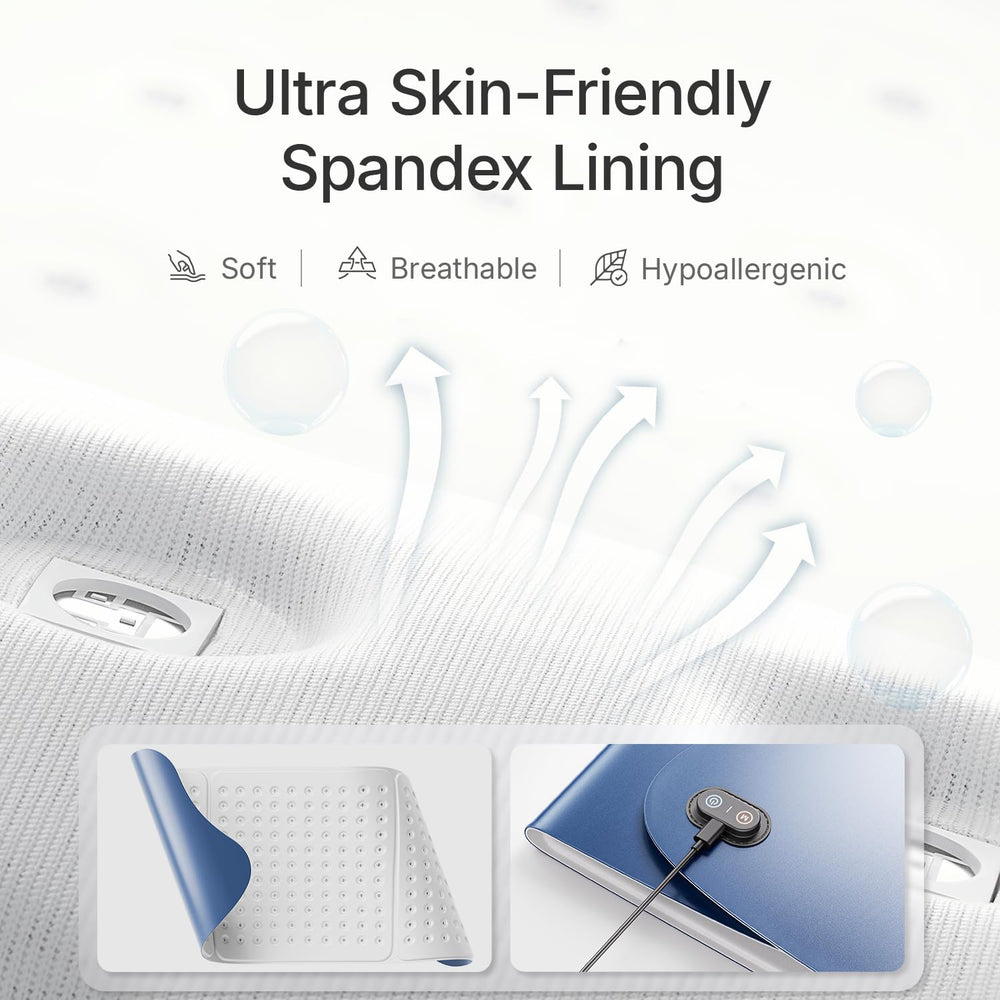 YOEYOU ergonomic design fits across multiple body areas.