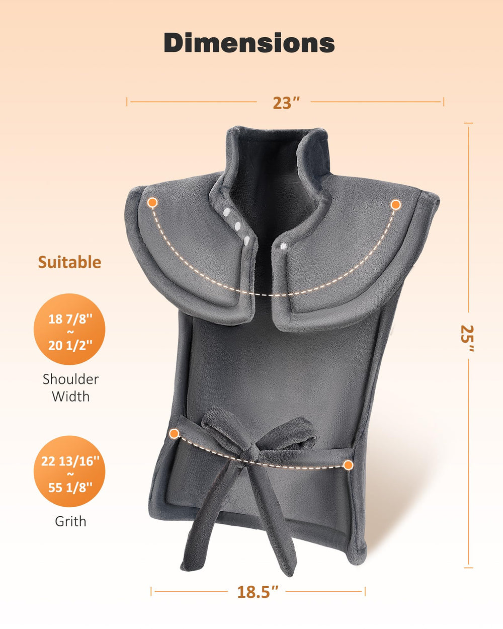 Yokimisu detachable controller enables easy washing and care.
