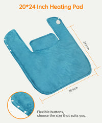 YONJION 20x24 inch pad covers neck, shoulders, and back evenly