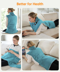 YONJION pad shows four timer options to tailor warmth sessions