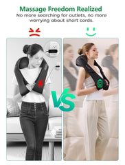YoooJOY 8-node massage delivering deep kneading along the neck and shoulders