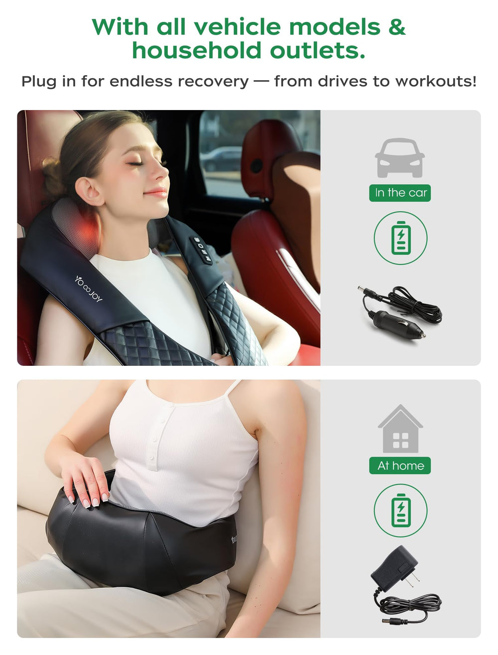 YoooJOY premium PU leather and breathable mesh for easy cleaning and durability