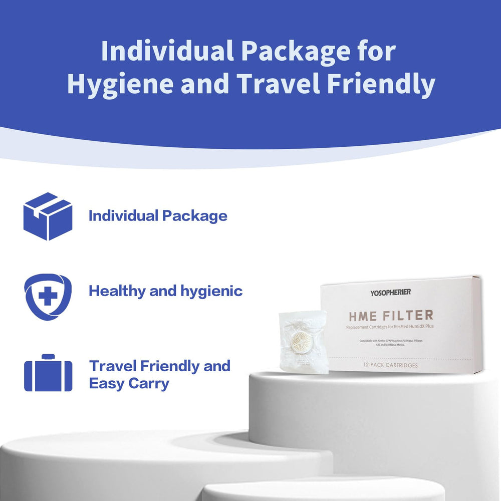 Yosopherier HME HumidX Plus odor-free design for a fresh CPAP experience.