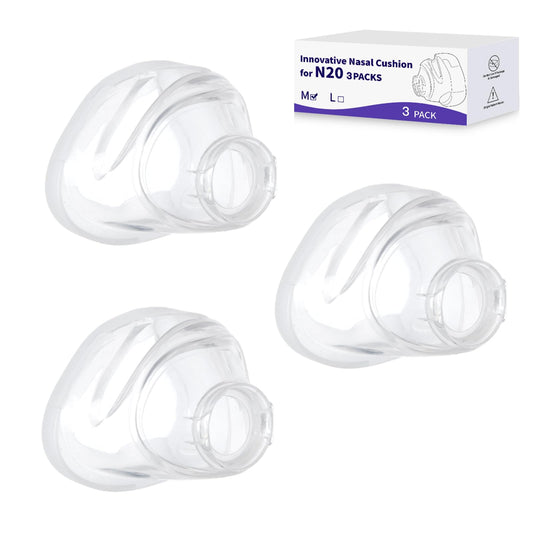 Yosopherier nasal cushion compatible with AirFit N20 for reliable seal