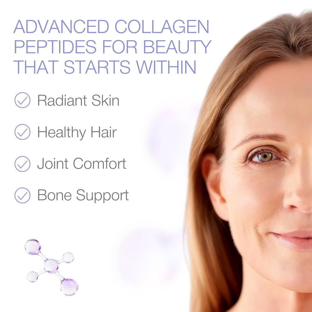YOUN Beauty collagen powder stirred into coffee for a seamless daily routine