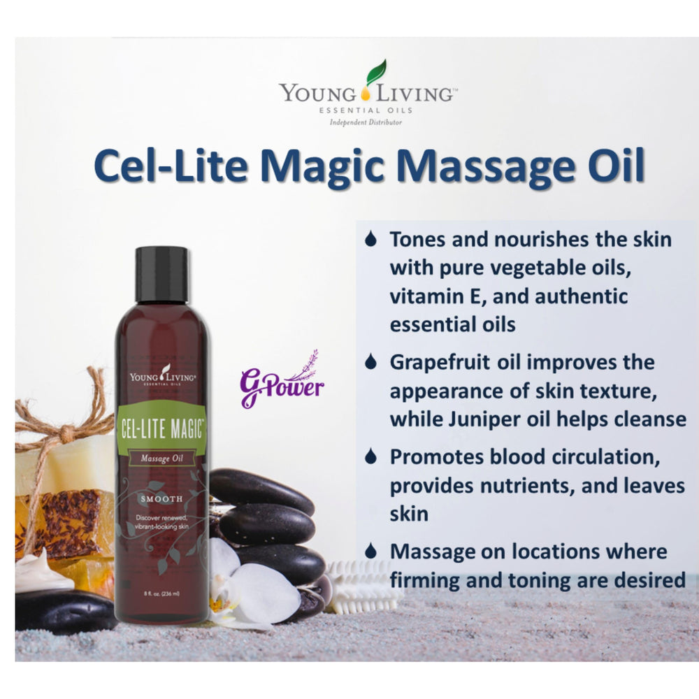 Cel-Lite Magic Massage Oil nourishes hair and scalp with oil base