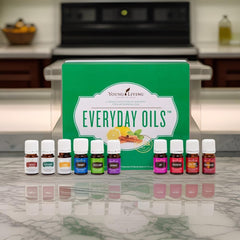 Young Living Everyday Oils collection box presents a premium starter for daily routines