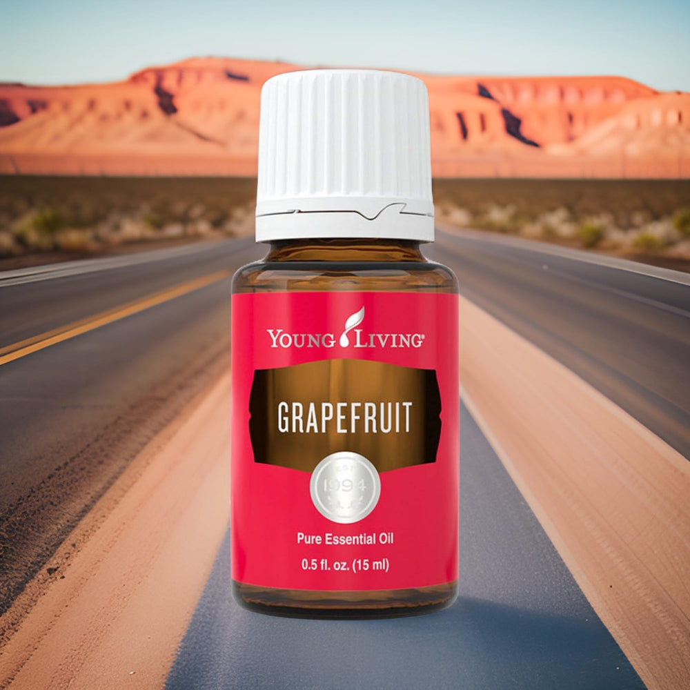 Young Living Grapefruit 15ml aromatherapy vapor for energizing diffusion