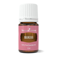 Young Living Manuka oil 5ml bottle for skincare and calming diffusion.