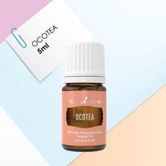 Young Living Ocotea packaging label conveys authenticity and tradition.