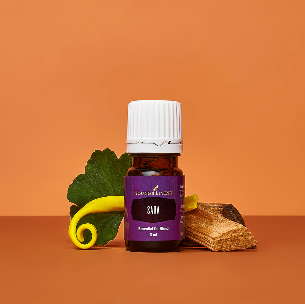SARA bottle placed on a meditation mat for quiet practice