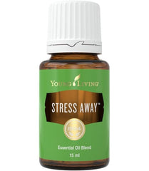 Young Living Stress Away label closeup highlighting natural ingredients