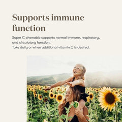 Packaging design of Young Living Super C emphasizing vitamin C power.