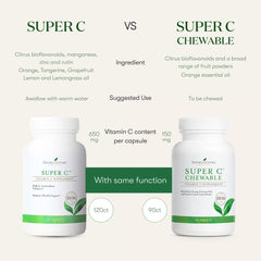 Young Living Super C chewables suitable for kids and adults across ages.