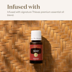 Young Living Thieves cough drops vegan-friendly formula for clean relief.