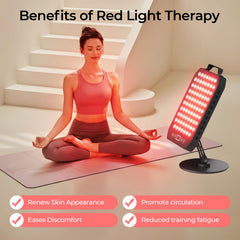 Young Master red light panel 360 degree stand enables easy angle adjustments