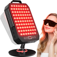 Young Master red light panel front view showing 156 beads for skin and recovery