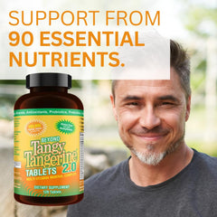 Youngevity Beyond Tangy Tangerine 2.0 bottle top seals freshness.