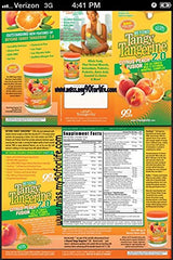 Youngevity Beyond Tangy Tangerine 2.0 stick-pack closeup for on the go wellness.