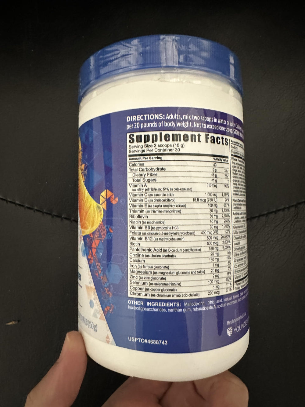 Plant-derived minerals in the formula contribute to balanced daily nutrition.
