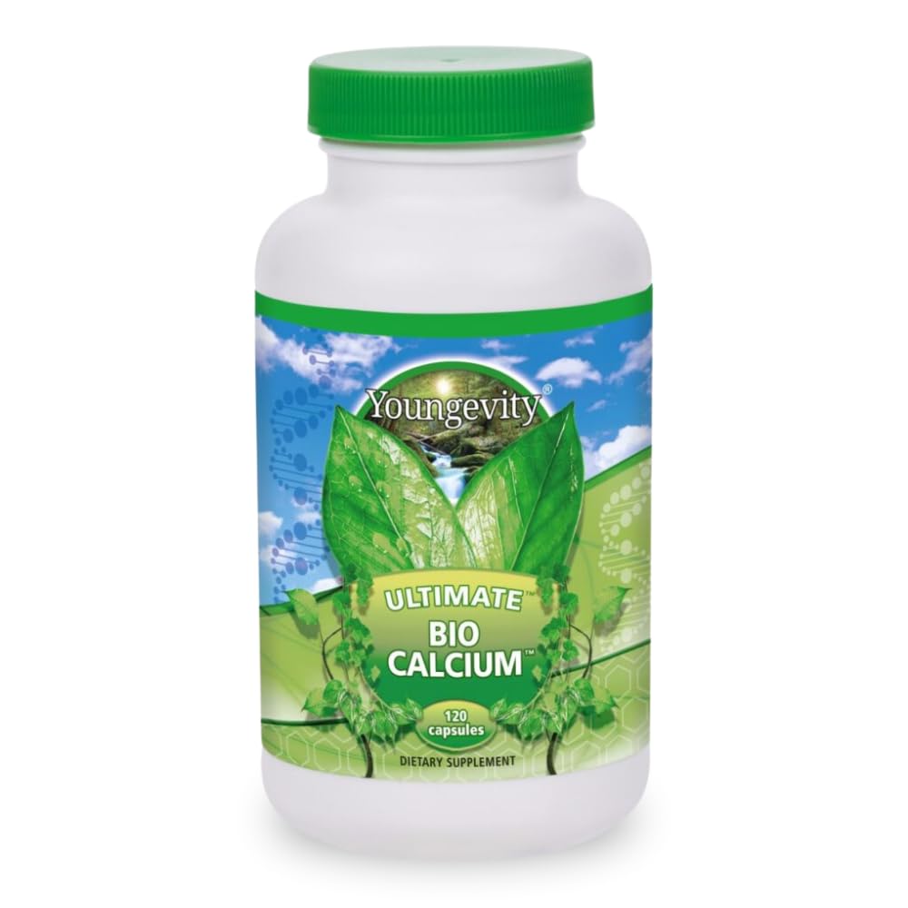 Youngevity Bio Calcium bottle and pour for bone health support