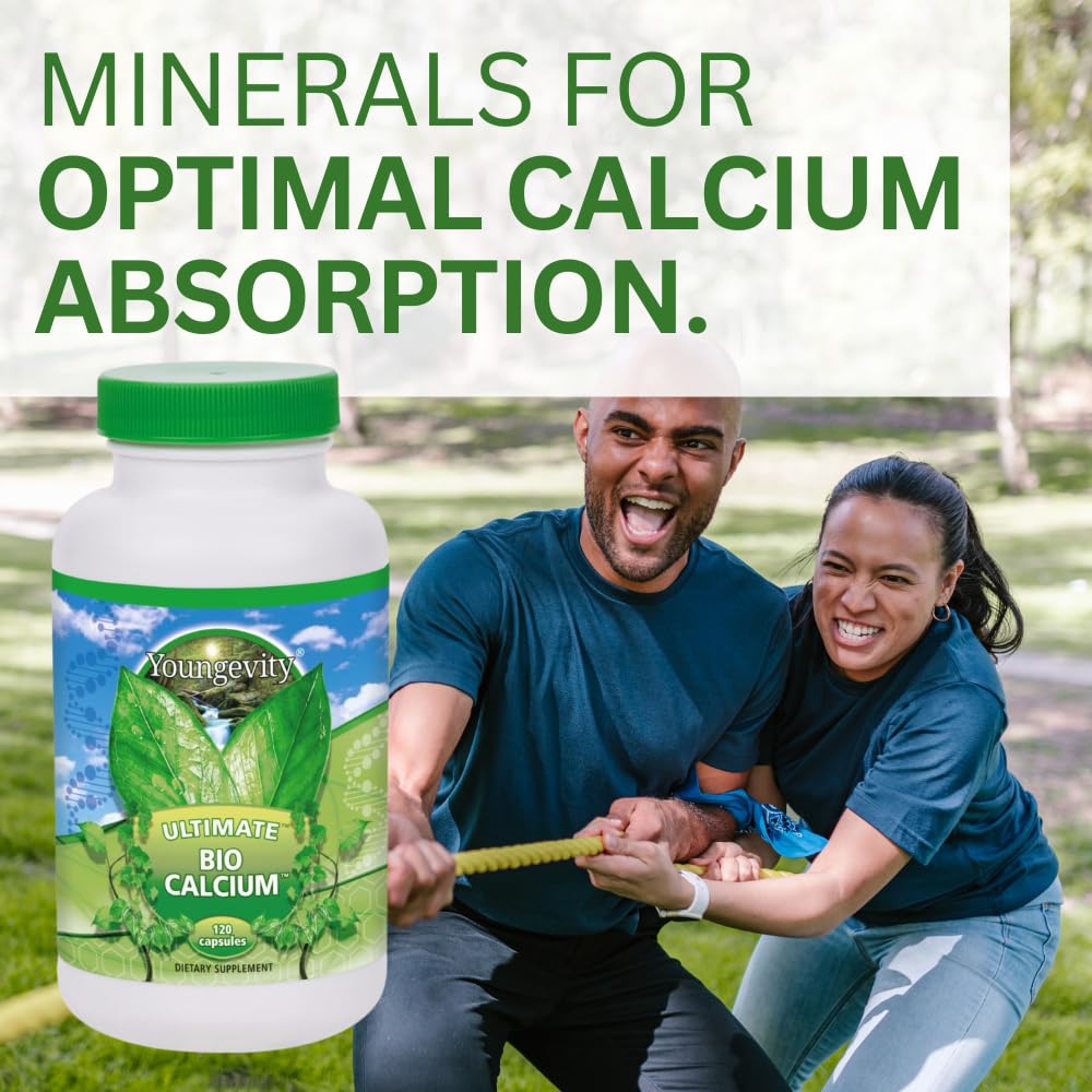 Youngevity Bio Calcium capsules in hand for travel