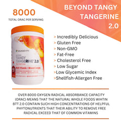 Youngevity BTT 2.0 ingredients panel showing prebiotics, probiotics, and enzymes.