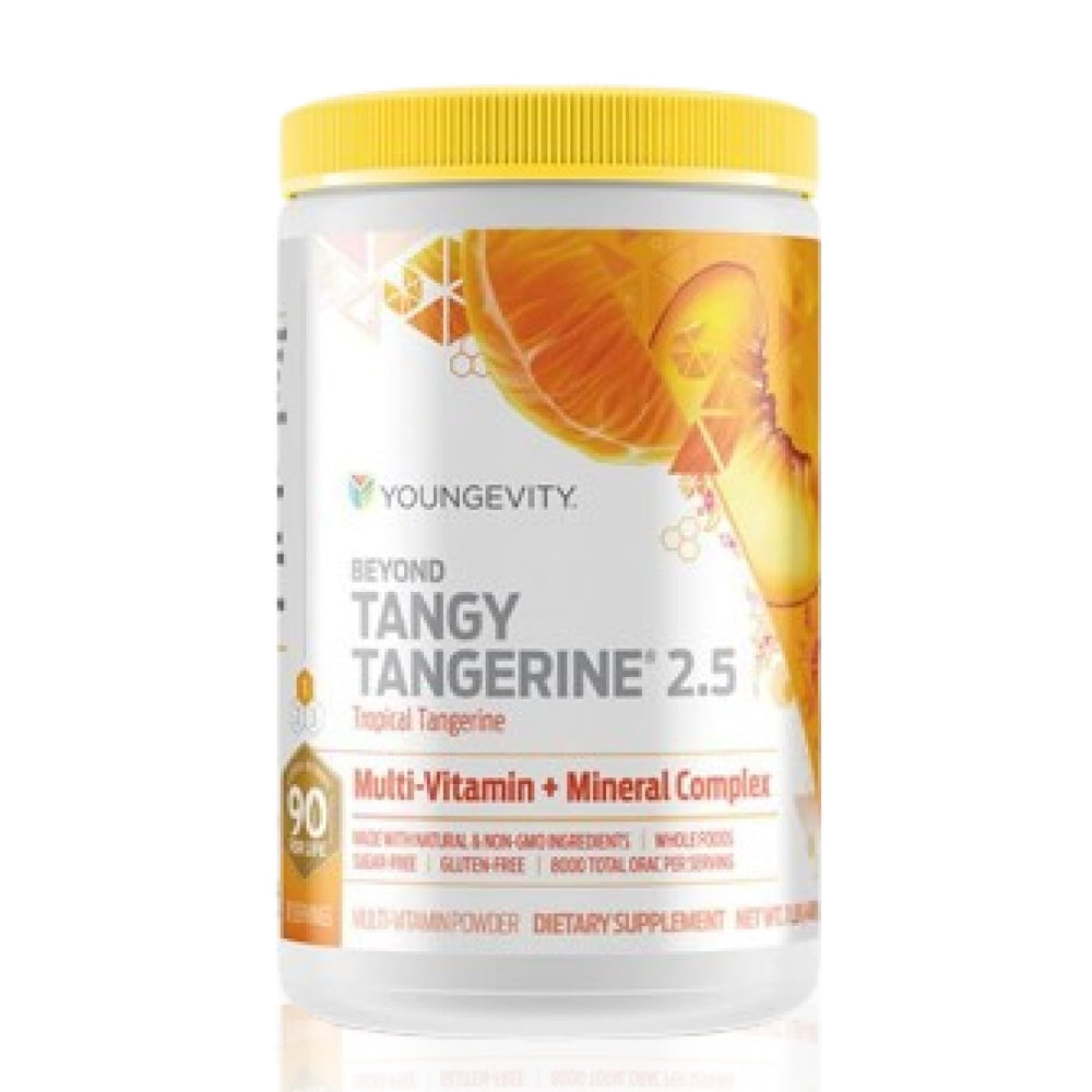 Youngevity Beyond Tangy Tangerine 2.5 bottle front for daily wellness