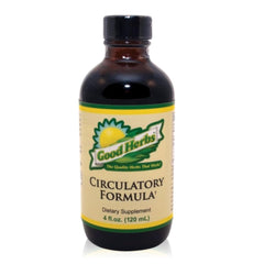 Youngevity Circulatory Formula bottle label featuring ingredients for circulation support.
