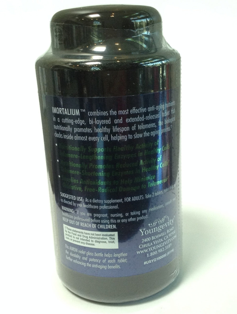 Youngevity Immortalium capsules close-up, convenient daily wellness support