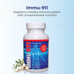 Youngevity Immu-911 capsules closeup for a convenient daily routine.