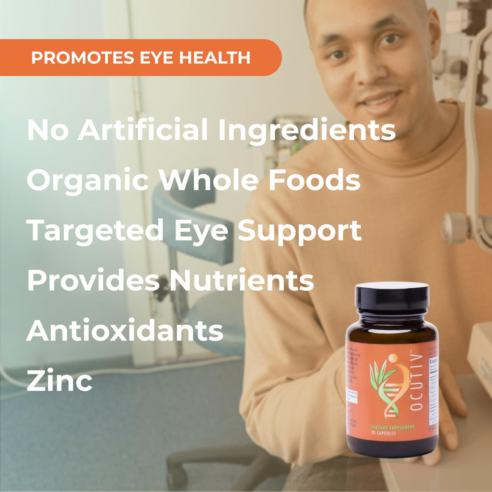Ocutiv ingredient blend highlighting ocular nutrients.
