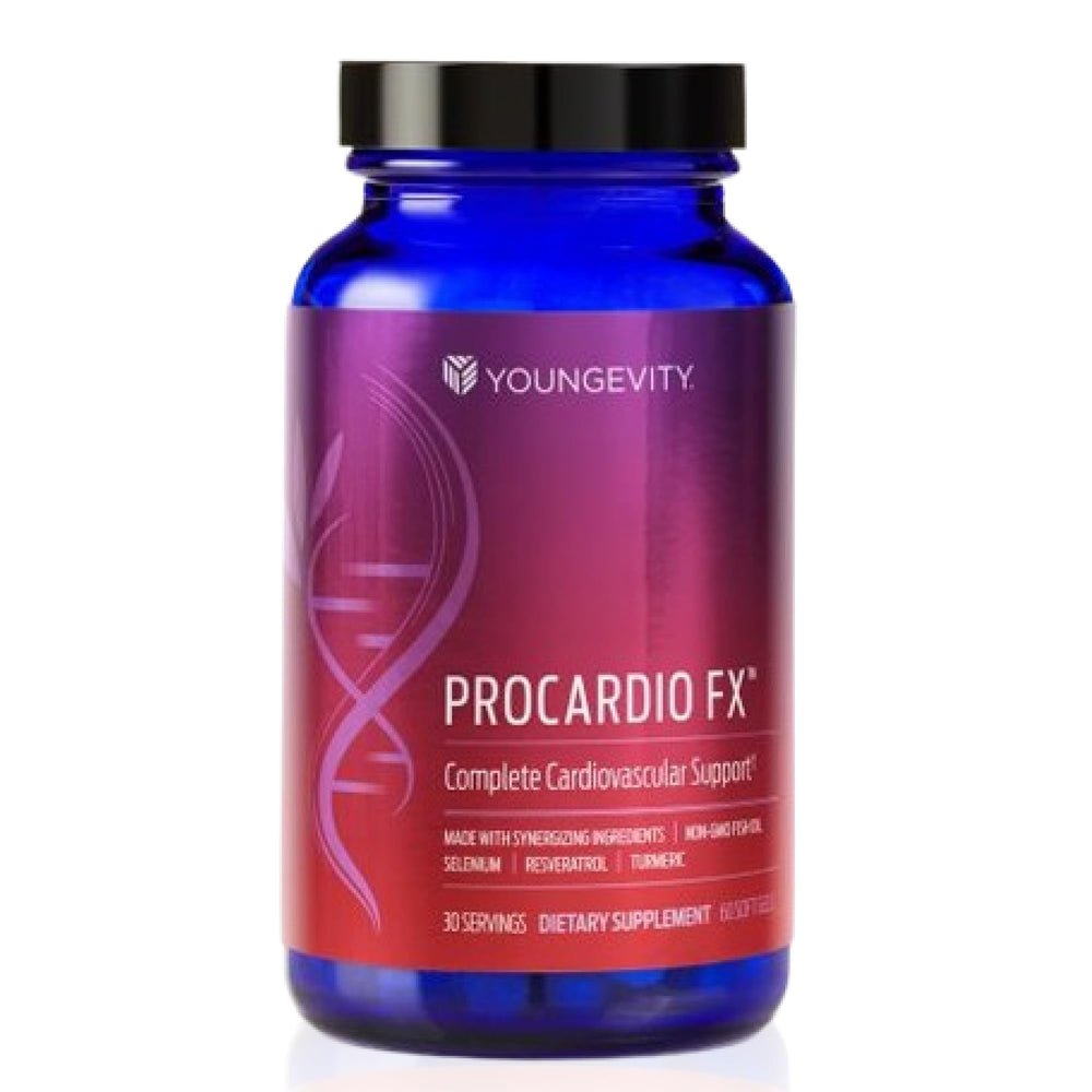 Youngevity ProCardio FX bottle full view for convenient daily use
