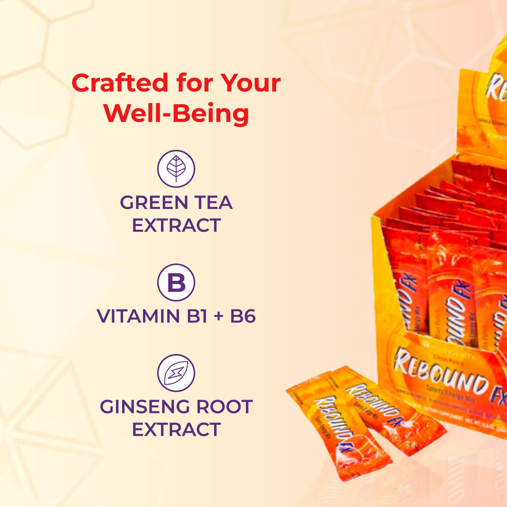 Youngevity Rebound FX sticks in a bag ready for on-the-go fueling.