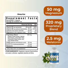 Youngevity Sleep Eze capsules on white background indicating non-habit forming sleep support