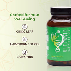 Youngevity Ultimate Daily Classic tablets on desk suggest daily wellness integration