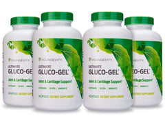 Youngevity Ultimate Gluco-Gel bottle front signaling joint support for daily activity
